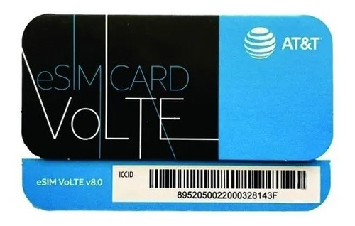 Esim Att At&t Portabilidad + 150 Saldo Envio Digital