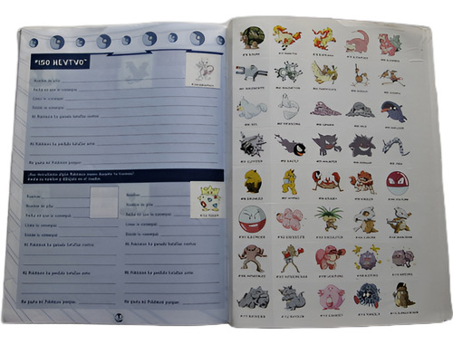 Libro Oficial De Autoadhesivos Pokémon Nintendo (Usado)