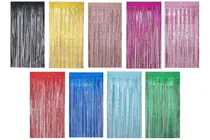 Comprar 4 Cortinas Metalizada Lisa Painel De Fitas Franja 1 X 2 Mts
