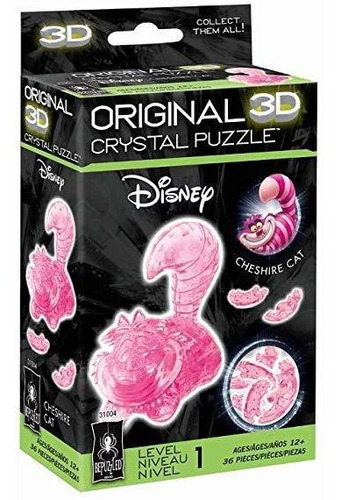 Bepuzzled Original 3d Crystal Rompecabezas - Gato De Cheshir