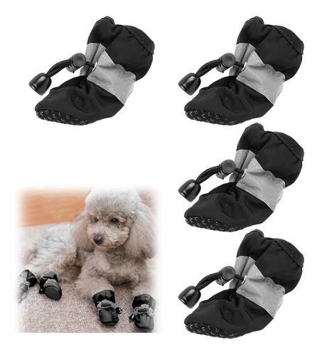 Zapatos Perro,4pcs Zapatos Para Perro Cordones