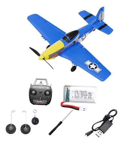 Avión Rc De 4 Canales, Planeador Rc, Ligero, Resistente,