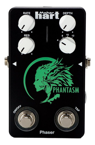Hart Hart Phaser Pedal Con Tap Tempo-phaser Dinámico De 12 E