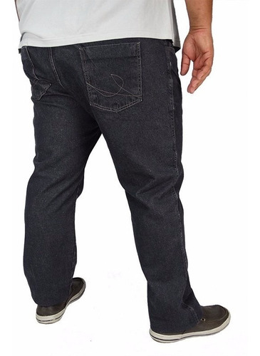 Imagem 2 de 4 de Calça Jeans Masculina Kit 2 Peças Tamanho Grande Plus Size