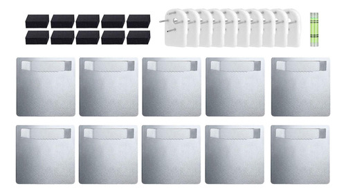Soportes Adhesivos Para Cuadros, Kit De Montaje 10 Juegos