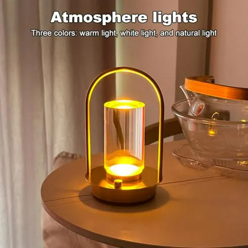Lámpara De Mesa Lumisom Portátil Dimmable Rechargeable - Dor