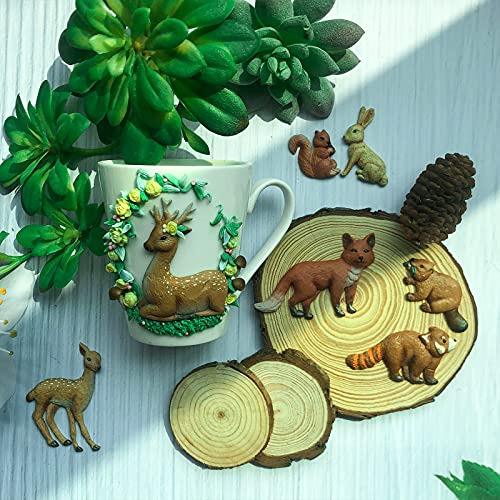 Molde De Silicona De Fondant De Animales Del Bosque Zorro Ar