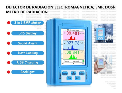 Detector De Radiacion Electromagnetica, Emf, Dosímetro