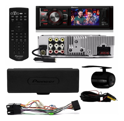 Dvd Pioneer Ford Fiesta Sedan Rádio Mp3 Cd Usb Aux + Câm Ré