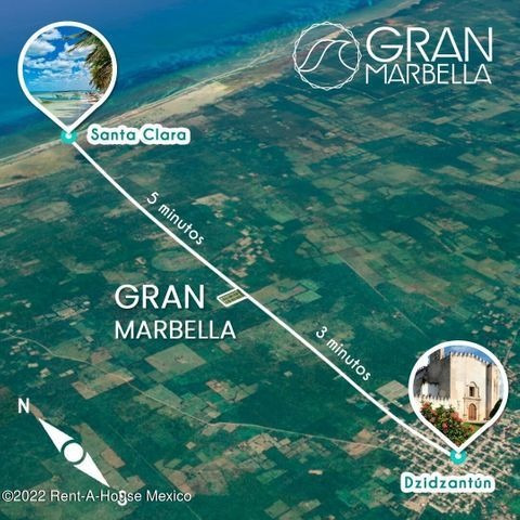 Imagen 2 de 7 de Terreno De Playa En Venta Dzidzantun Santa Clara Mt 22-1612
