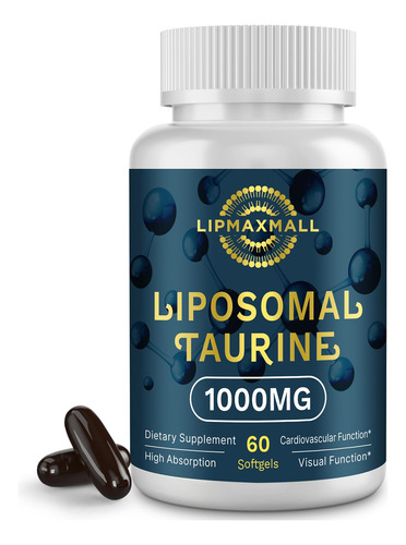 Suplemento De Taurina Liposomal De 1000 Mg Para El Corazón,