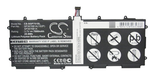 Bateria Compatible Samsung Galaxy Tab P7500 Gt-7511 Gt-n8010