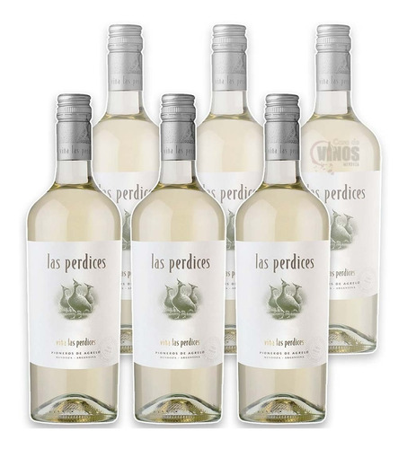 Vino Las Perdices Varietal Torrontes X 6 Unidades