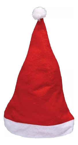 Combo X 60 Un Gorro Papa Noel Santa Claus Navidad Navideño Color Rojo