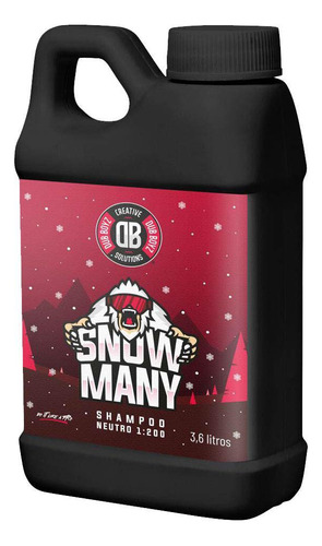 Shampoo Neutro Automotivo Snow Many 3,6 Litros Dub Boyz