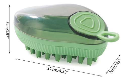 (lgn-a) Cepillo De Silicona Para Baño Y Masaje, Champú B