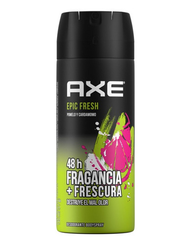  Axe Desodorante Epic Fresh En Aerosol 150 Ml