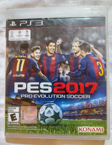 Pro Evolution Soccer Pes 2017 Ps3 Original Impecable Estado (Usado)
