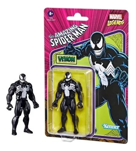 Figura Venom Retro Kenner Empaque Dañado 