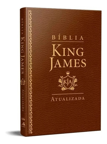 Imagem 1 de 1 de Bíblia King James Atualizada Slim Kja Marrom Luxo