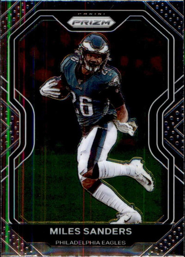 Tarjeta De Fútbol Panini Prizm 172 Miles Sanders Philadelphi