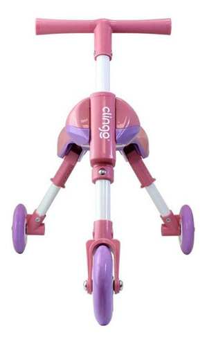 Imagem 3 de 7 de Tricilo Dobrável Rosa Clingo 12+