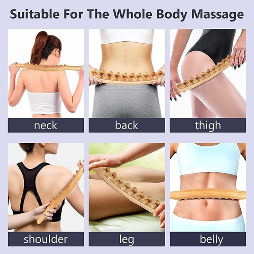 Herramienta De Masaje Gua Sha | Palo Para Raspar Madera