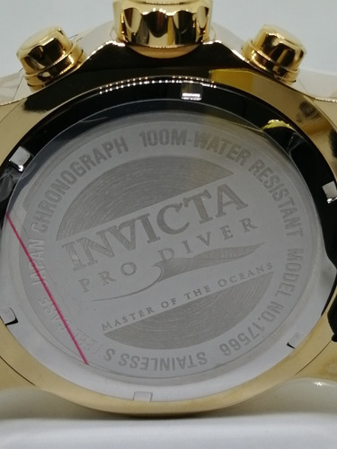 Relógio Invicta Pro Diver 17566 48mm Preto/dourado + Brinde