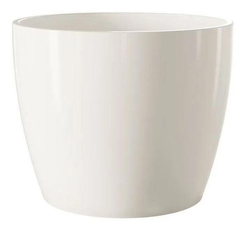 Vaso Cerâmico Cachepô Munique 16 Branco - Japi