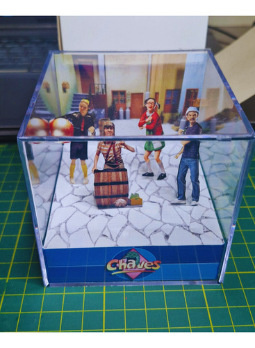 Cubo Diorama Chaves 3d Incrível !!!