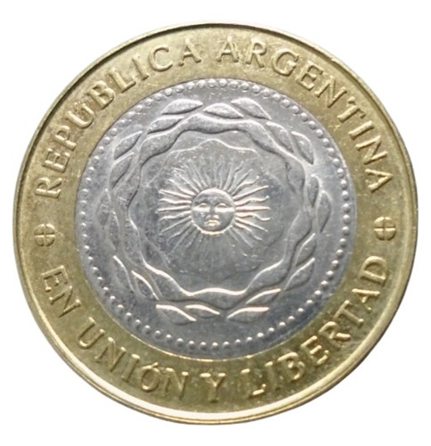 Argentina 2 Pesos 2016 Revolución De Mayo  Bimetálica