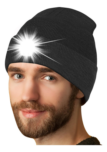 Aonyiyi Gorros Negros Con Luz, Rellenos De Calcetines Para .