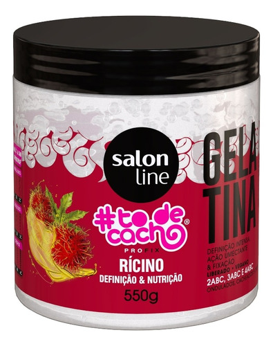 Salon Line Gelatina Ricino Nutricion Y Definición Curly Girl