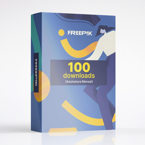 Freepik Premium + Flaticon | 100 Arquivos Mensal