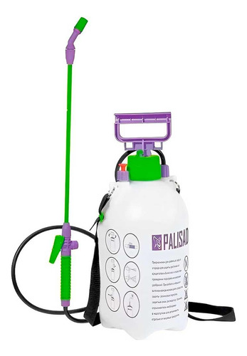 Pulverizador Manual 5 Litros Completo Palisad