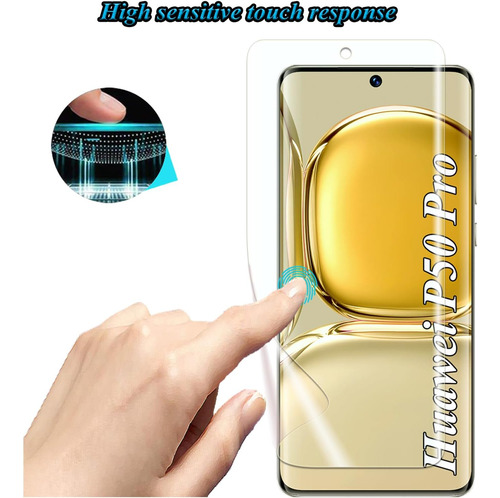 Premium Mica Cristal Templado Y Lente Cámara Para P50 Pro