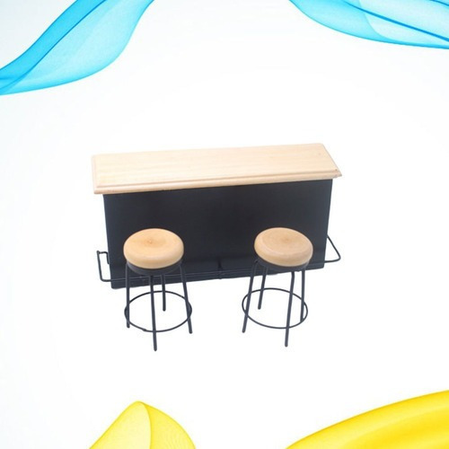 Imagen 2 de 8 de 3 Piezas Simuladas Barra Mostrador Decoración Juguetes Fotog