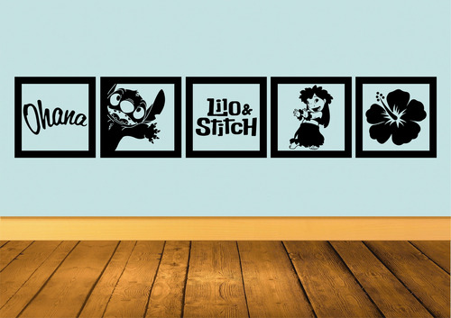 Vinil Decorativo Cuadros Stitch Pared