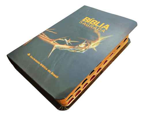 Biblia Sagrada Ra Coroa De Espinhos Edição De Bolso Com Indice Lateral