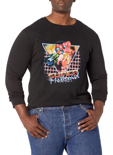 Polera Nintendo Only The Best Para Hombre, Grande, Negra