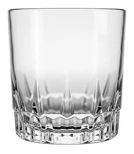 Vaso Vidrio Tallado Vegas Wiskie Nadir 313ml Bar Velas X24