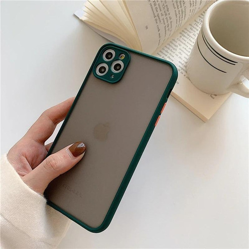 Funda iPhone Frost Protector Camara Case Rigido Hombre Mujer