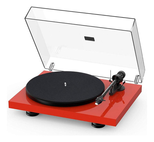 Tornamesa Pro-ject Debut Carbon Evo High Gloss Red Con Cápsu