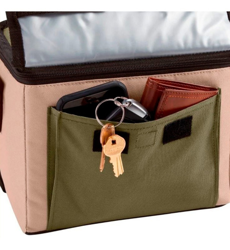 Imagen 5 de 9 de Bolso Termico Oliva 18 Latas Coleman (col70318)