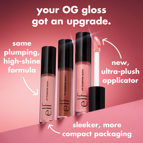 Lip Plumping Gloss E.l.f. Hydrating Nourishing Sweet Salmon
