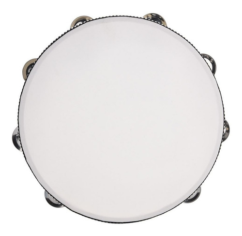 Imagen 2 de 2 de Pandero De 10'' / 25cm Con 8 Pares De Sonajas Knight Jb910h