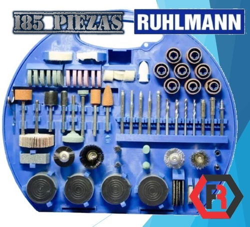 Kit Accesorios Minitorno 185 Piezas Gamma Dremel Ruhlmann