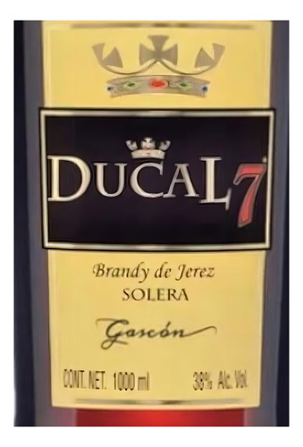Brandy Ducal 7 Solera Gascón 1 L