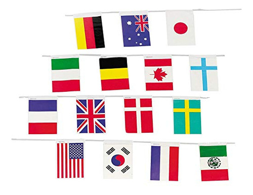 Fun Express - Bandera De Todas Las Naciones Línea De Wyaml