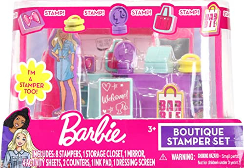 Juego De Sellos Barbie Boutique